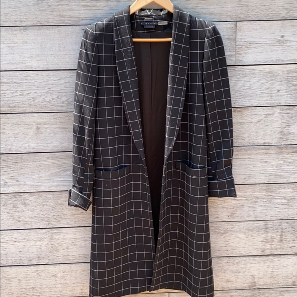 Alice and olivia long woman’s blazer